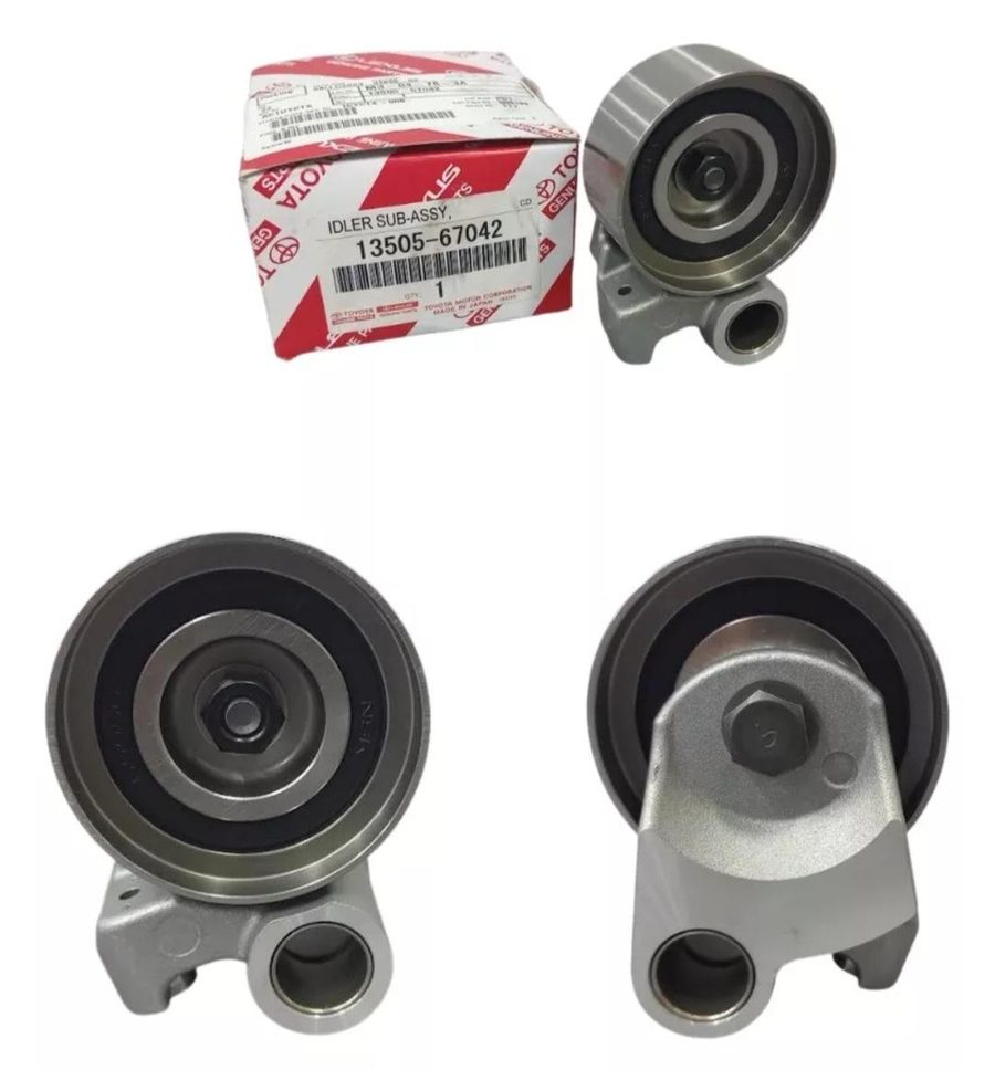 Polea guía de distribución Toyota Genuine Parts, código 13505-67042